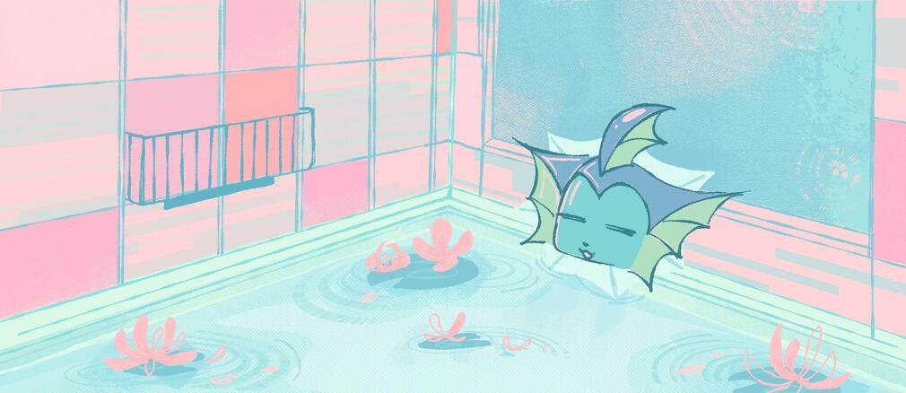 spring blush - piece for 変化: a seasonal eeveelution zine (2025)