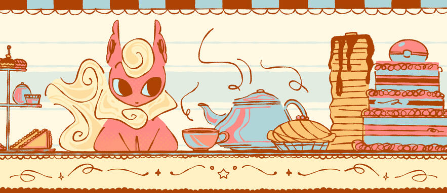 autumn umber - piece for 変化: seasonal eeveelution zine (2025)